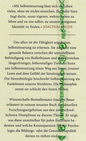 Libri: Selbststeuerung – Nuovo e nell'imballaggio originale da Mauren venduto da Yeelen 2