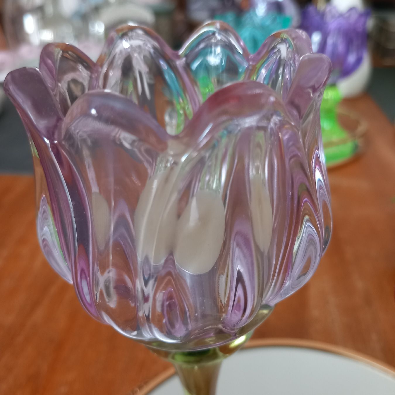 Gläser: Zwei Windlichter / Glas / Vintage – Neu (gemäss Beschreibung) aus Aegerten von gismolini 2