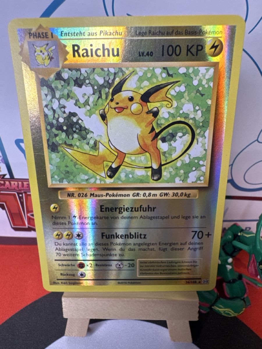 Pokémon Sammelbilder & Trading cards: POKÉMON / Raichu / Evolutions / Reverse / 🇩🇪 – Gebraucht aus Herzogenbuchsee von TCG-High-Quality
