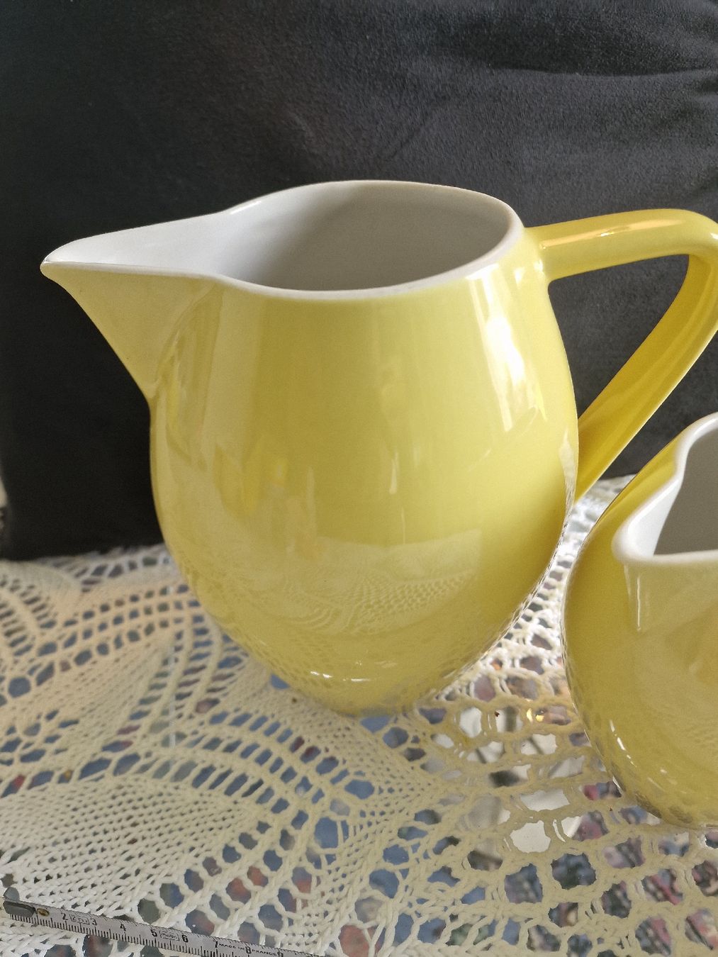 Rössler Caraffe: 3x pot Rössler jaune vintage – Usato da versoix venduto da 928 1