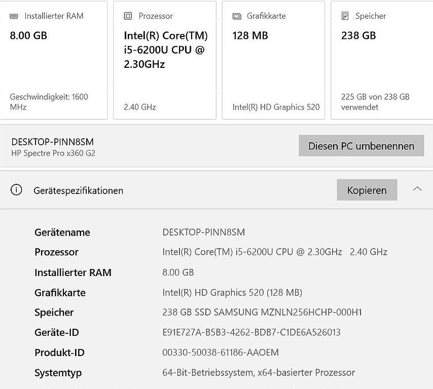 Hewlett Packard Portables: HP Spectre X360 14" – D'occasion à Mühlau par aneil 4