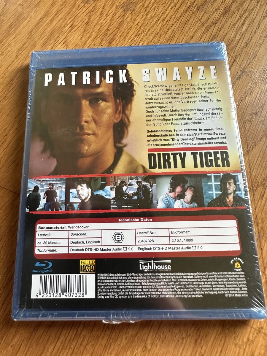Alle DVDs: Dirty Tiger, Patrick Swayze Bluray neu – Neu und originalverpackt aus Benken ZH von Audi-erich 1