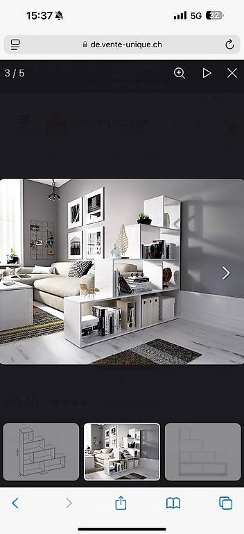 Regale: Treppenregal weiss – Gebraucht aus Liestal von ves_q5rt