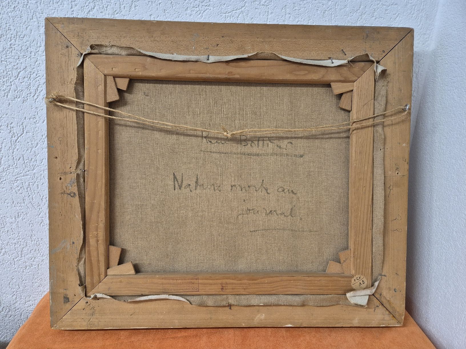 Tableaux: René Bolliger, Ölgemälde, "Nature morte au journal" – D'occasion à Basel par vintage.watches 3