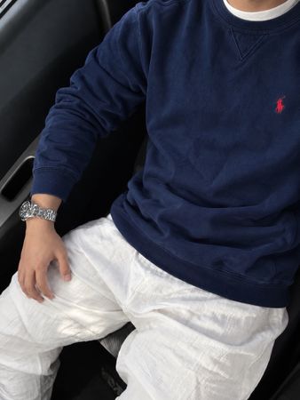 Polo Ralph Lauren Pullover dunkelblau Grösse S gebraucht