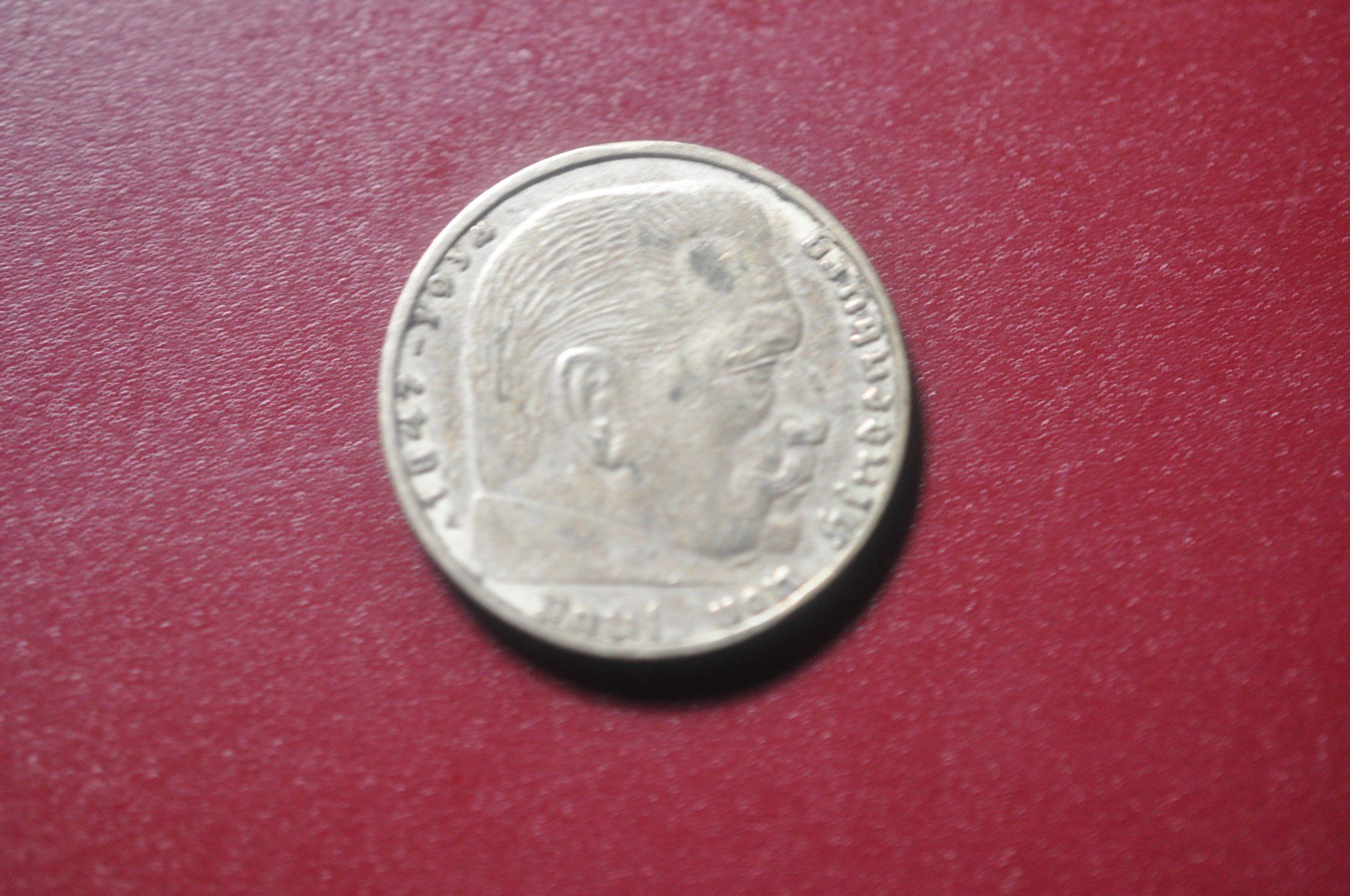 Alle Münzen: Allemagne1938 2 Reichsmark argent – Gebraucht aus Moutier von Phillegrec 1
