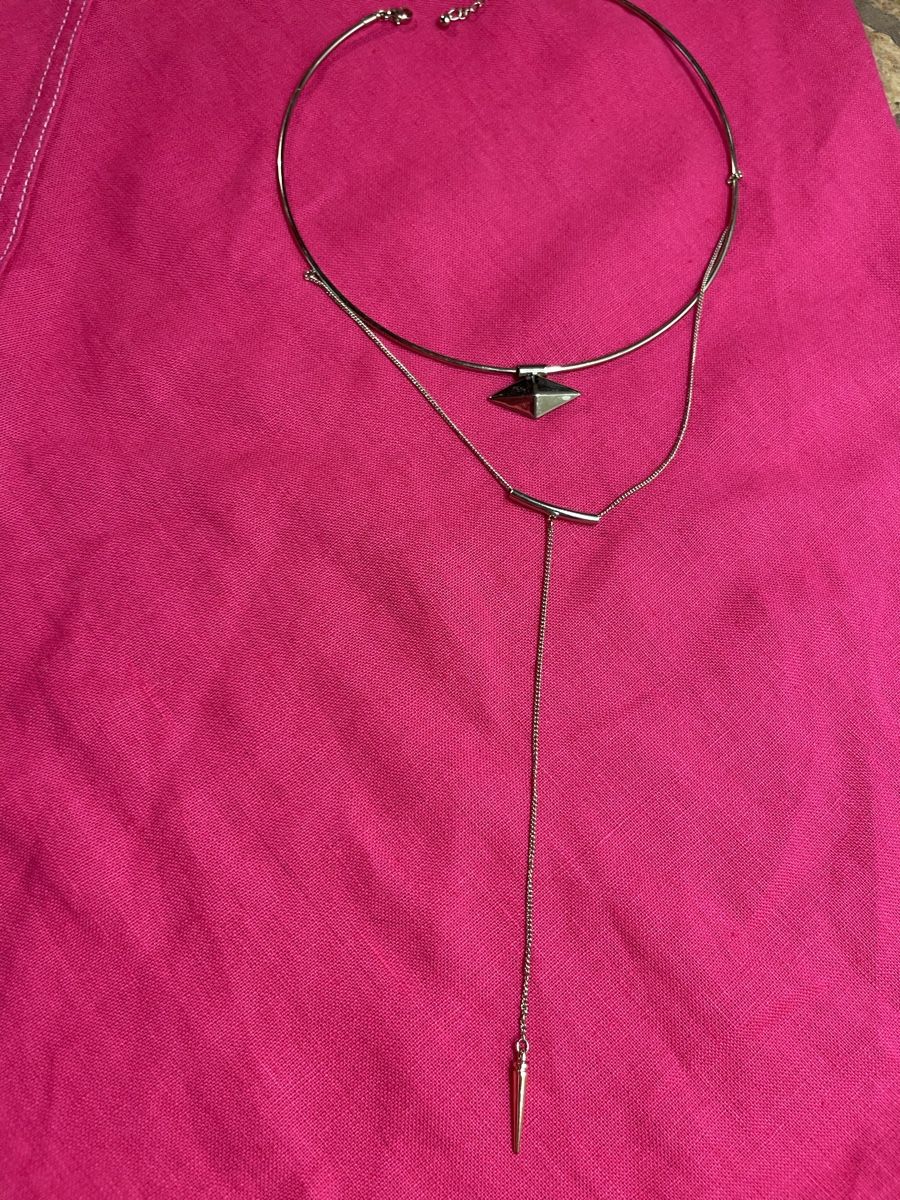 Catenine: Collana chic e elegante girocollo con pendenti geometrici – Nuovo e nell'imballaggio originale da Gordevio venduto da LanaZimm 4