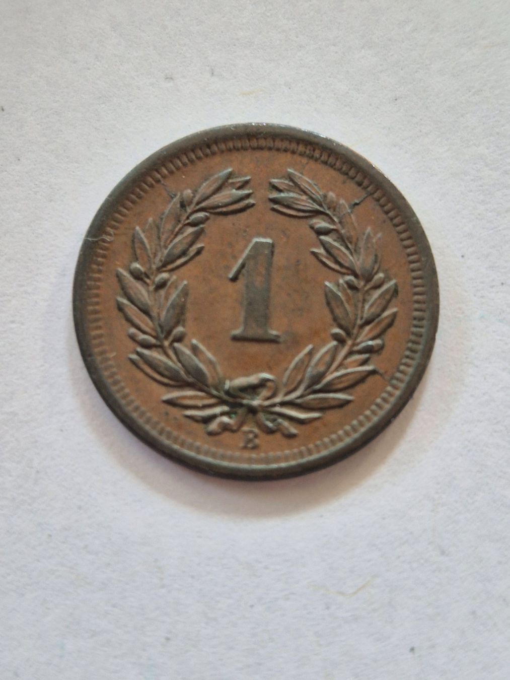 Tutti le monete: 1 Rappen 1903 - selten - Kat. Fr. 75.--! – Usato da Mels venduto da Goldenfalcon 1