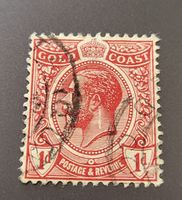 Goldküste 1913 alte briefmarke