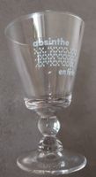 Absinth Glas  "Absinth en fête"  Val de Travers  2Stk.