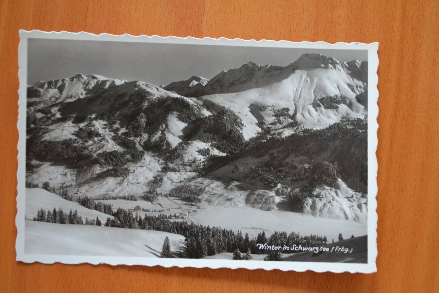 Cartoline postali: AK Schwarzsee FR – Usato da Beinwil am See venduto da kajak55