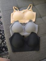 3 Still BHs Beige Grau Schwarz Grösse 2XL guter Zustand