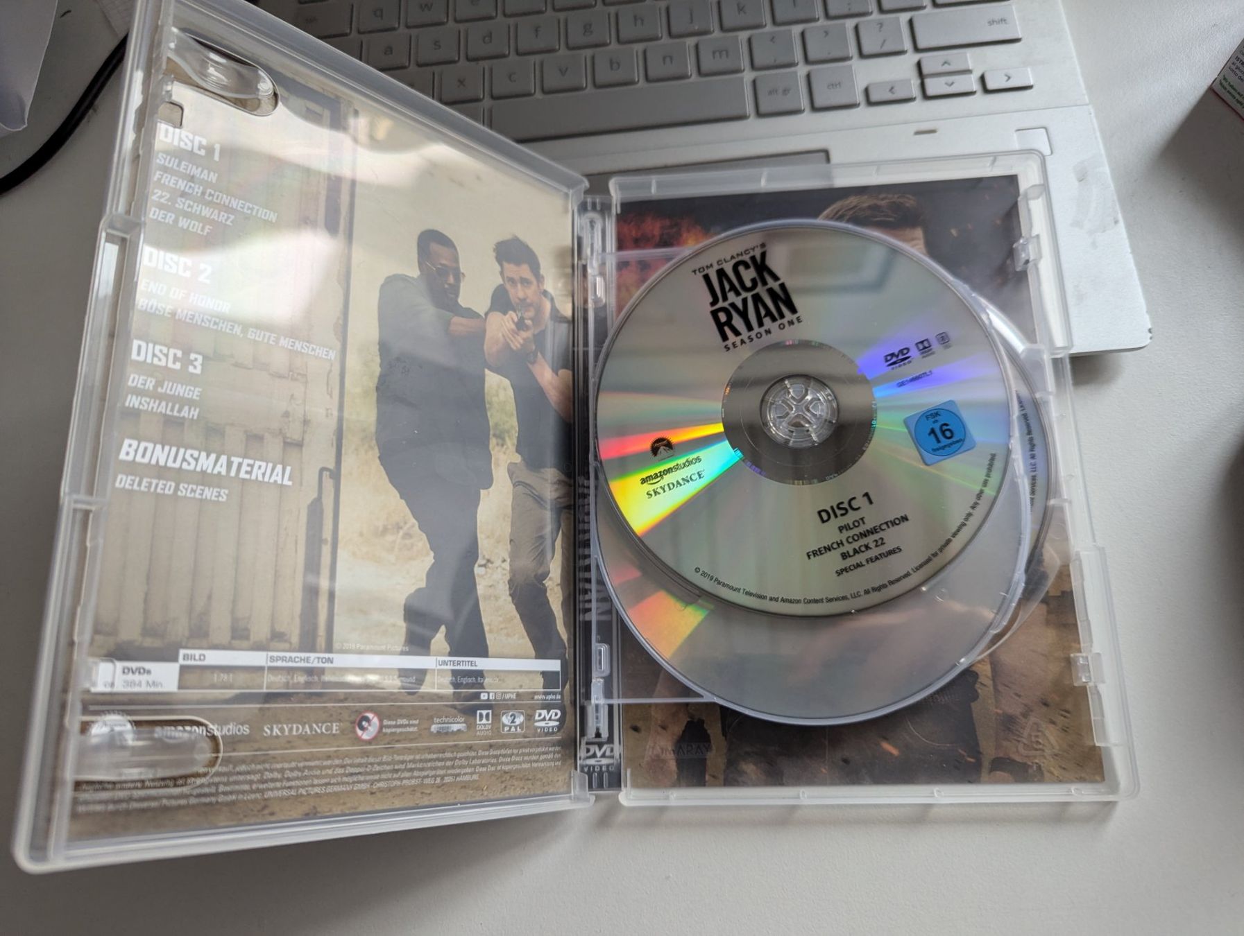 Tutti i DVDs: Jack Ryan Staffel 1 DVD, Top Zustand – Usato da Hünenberg See venduto da SpecialEditionGaming 2