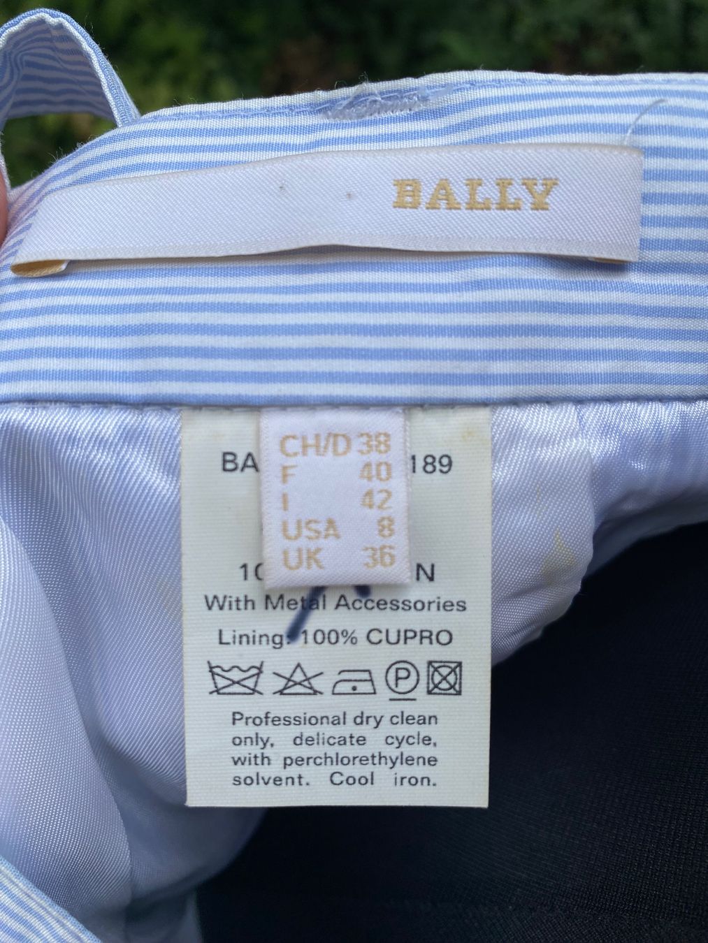 Bally Gonne: Bally Rock gestreift blau weiss Grösse 38 – Nuovo (secondo la descrizione) da Zürich venduto da JDB_Vintage 5