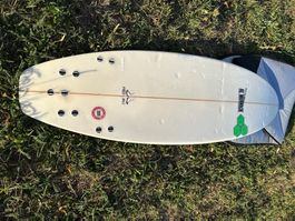 Surfboard Almerrick Channel Island 6'0 FCS Fins and Case