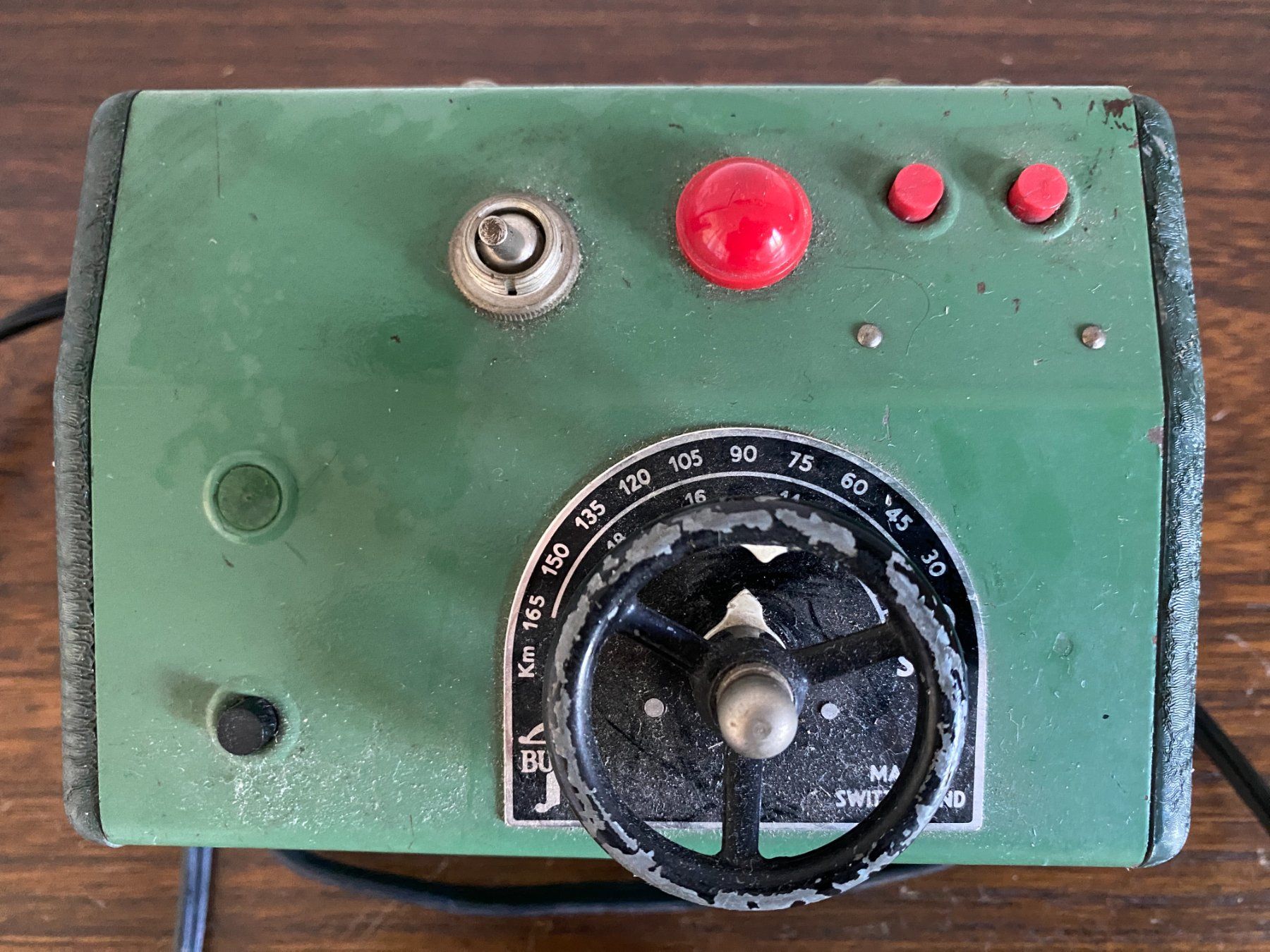Buco Modellini di ferrovie: Vintage Buco Modelleisenbahn Transformator – Difettoso da Gümligen venduto da Vicky2 1
