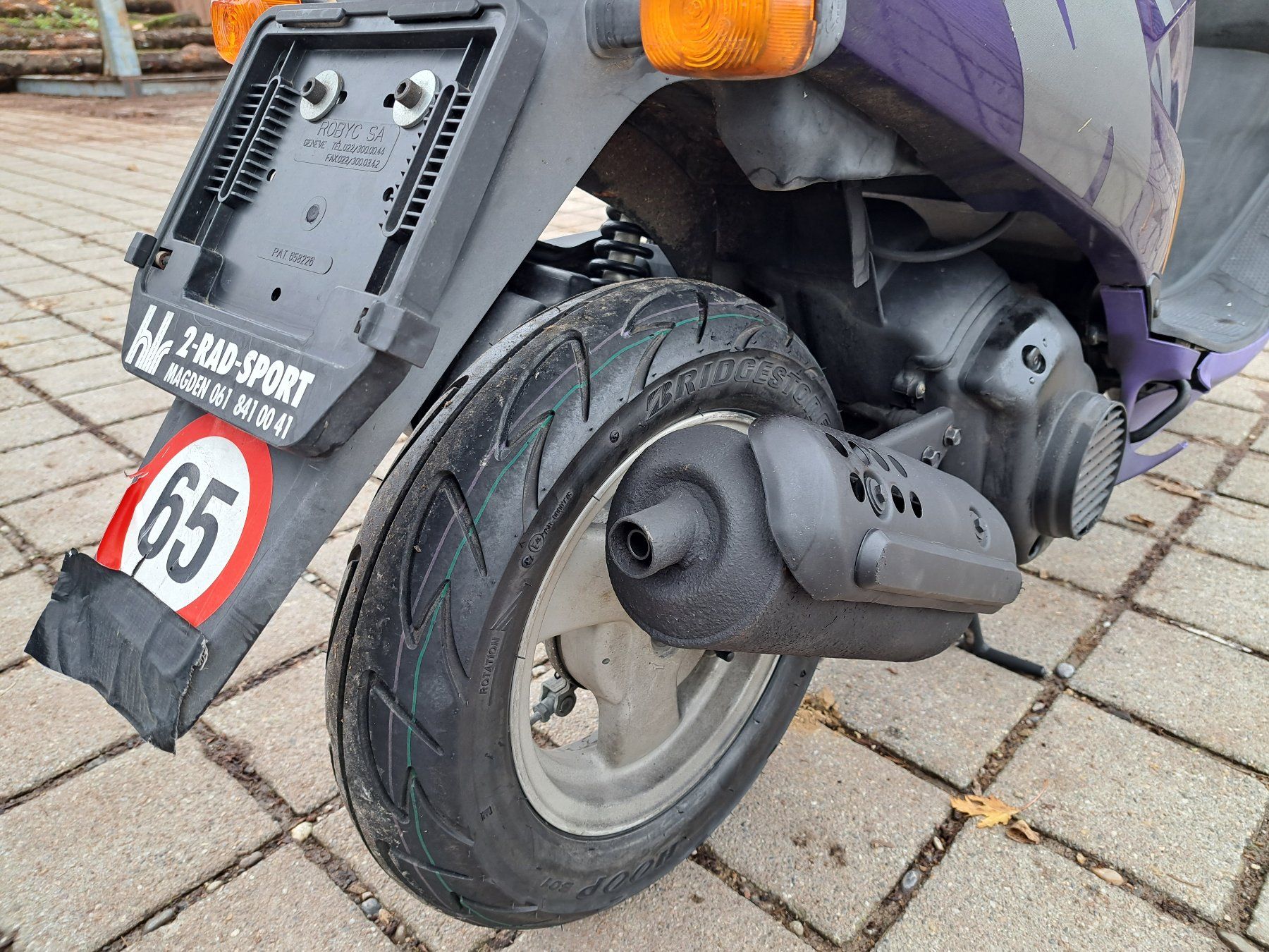 Honda Scooters: Honda SFX 50 mit MFK Roller Scooter – Gebraucht aus Hallau von  4