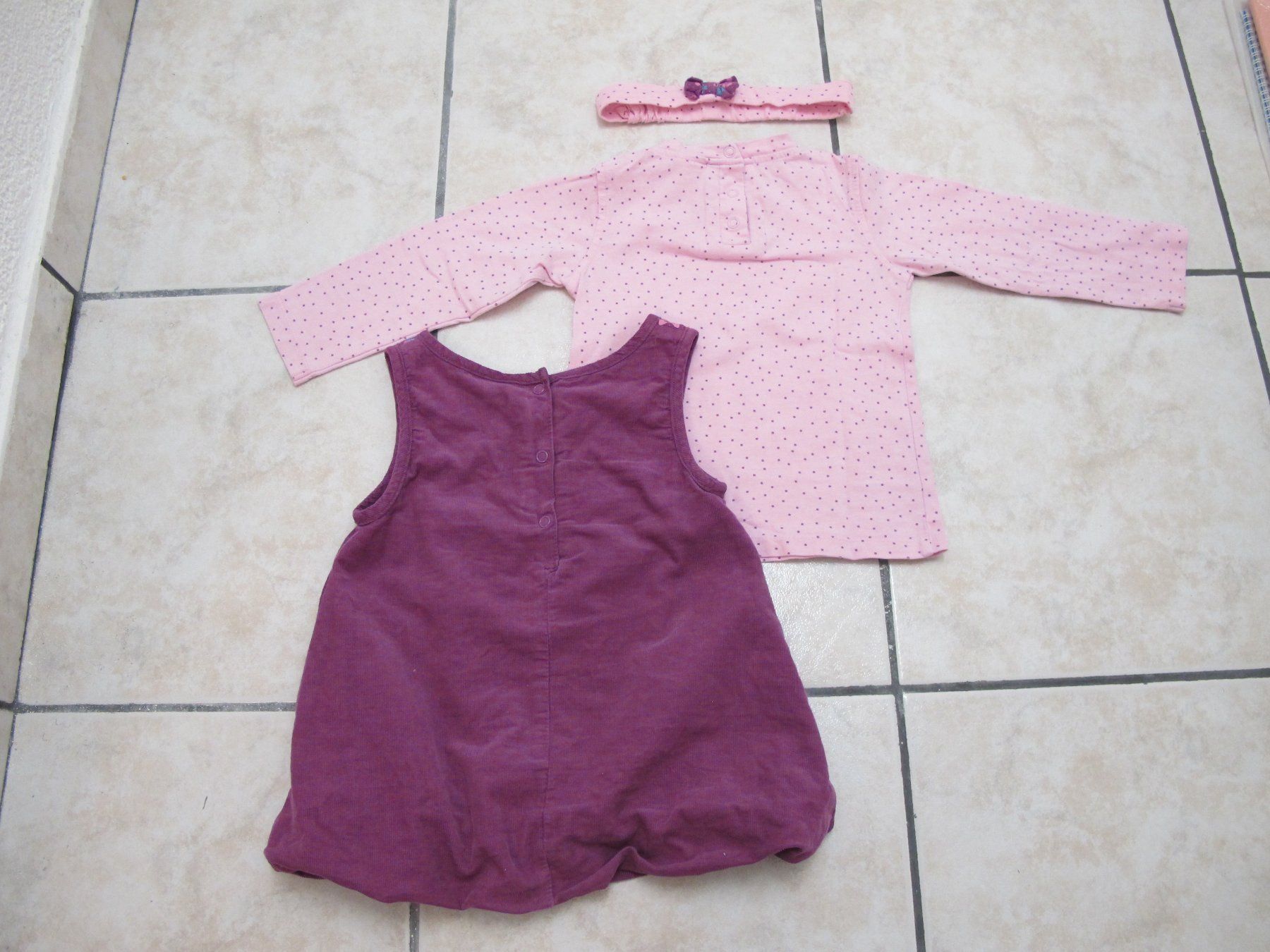 Ensembles coordonnés: Langarmshirt mit Tunika Gr. 86 + Haarband – D'occasion à Rheinfelden par zwitschi_09 3