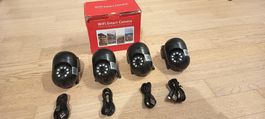 4er Set: Smarte WiFi-Kameras -  NEU