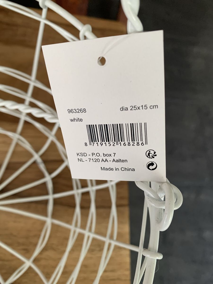Sonstiges für Haushalt & Wohnen: Zwei Metallkörbe in Weiss – Neu (gemäss Beschreibung) aus Diepoldsau von Luxusdeko 1