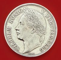 **Kaiserreich 1841 König Württemberg Silbermünze in Top**