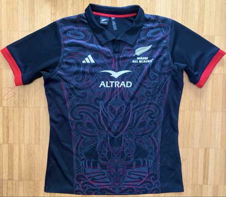 Maori All Blacks Rugby Neuseeland Adidas Trikot Grösse XL
