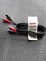 100% NEU: 2 Plug Cinch Kabel, HAMA 2.5 Meter Multi-Use