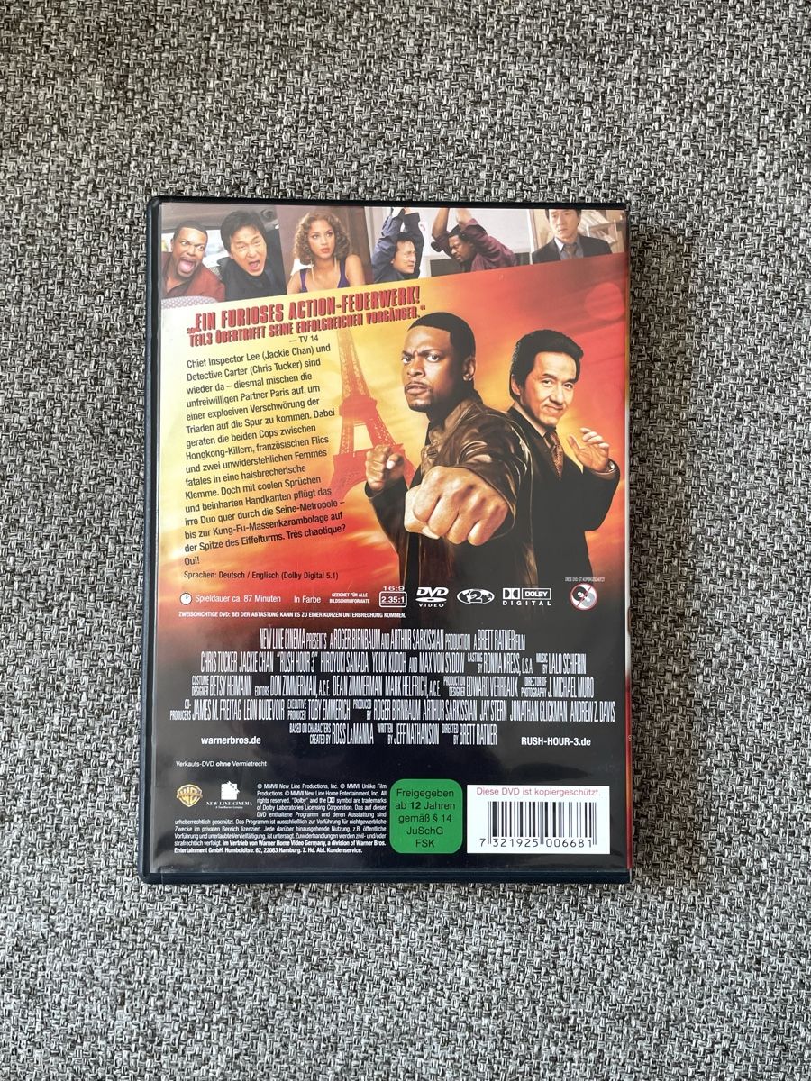 Tutti i DVDs: Rush Hour 3 DVD – Usato da Uster venduto da AlabasterOne 1