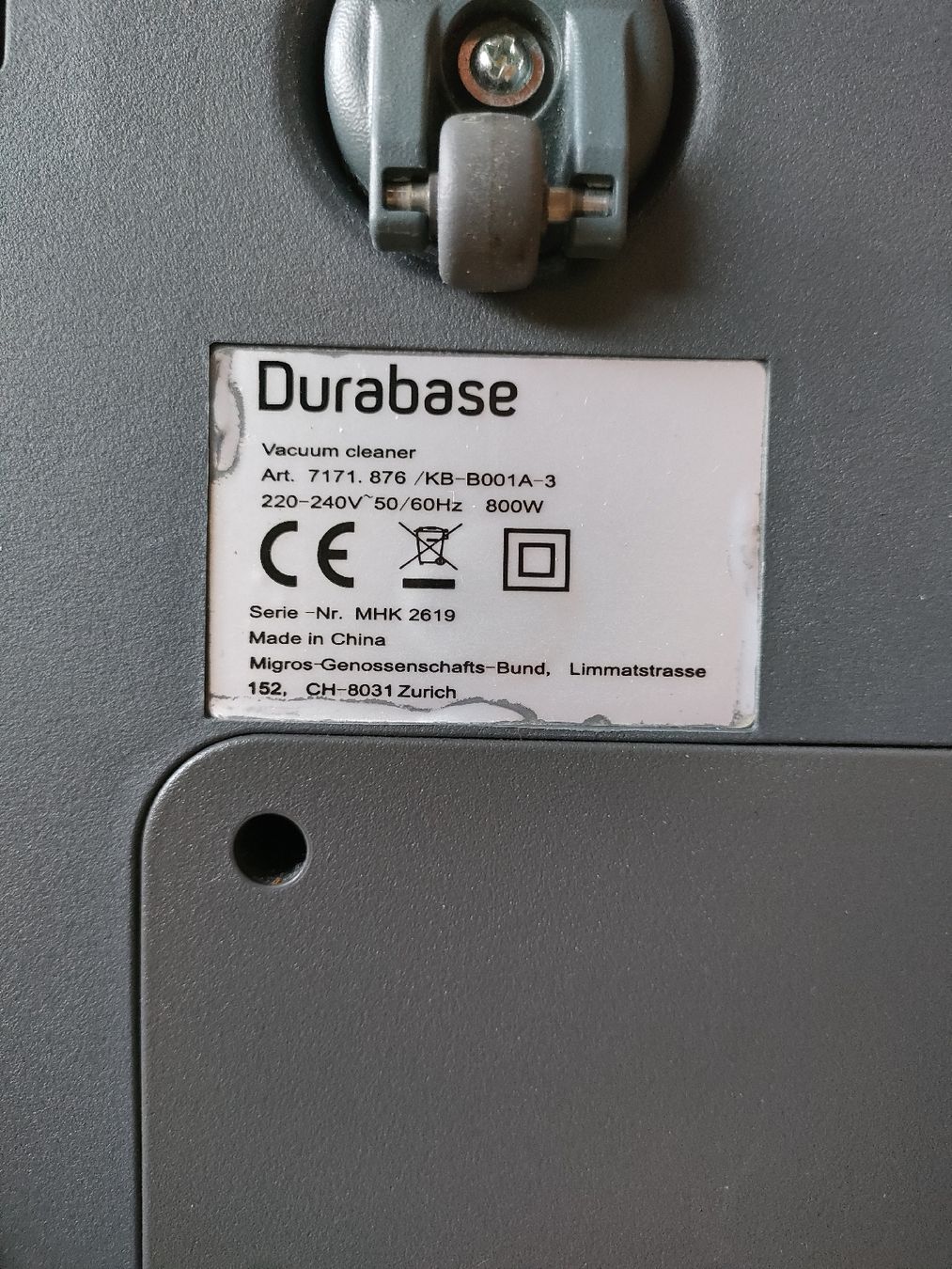Durabase Staubsauger & Zubehör: Staubsauger Durabase guter zustand – Gebraucht aus Adliswil von mse_7z8m 6
