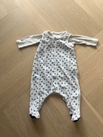Petit Bateau Strampler inkl. Body Gr. 54