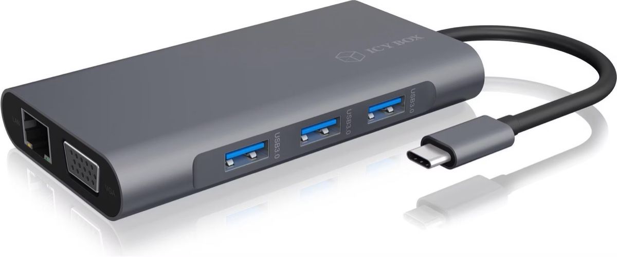 Docking station: 3 Stück / Icy Box, USB Type-C Dock – Usato da Therwil venduto da Banks2009 2