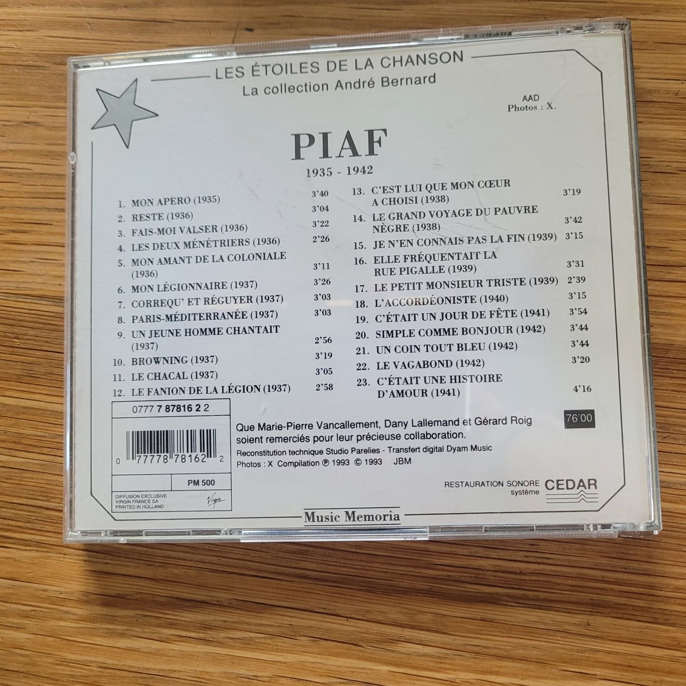 CDs: CD Edith Piaf – D'occasion à Biel/Bienne par Destockweb 2