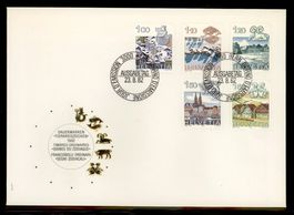 1982, FDC, Tierkreiszeichen (Nr. 680–682, 684–685)
