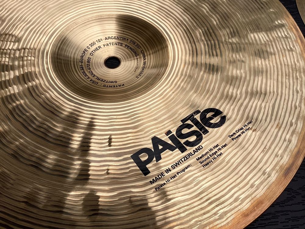 Paiste Dark Crisp HiHat 13“ Cymbals • Signature Line 1993 Kaufen auf Ricardo