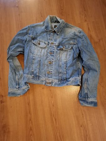 Vintage 80er Original Lee Jeans Jacke, Gr. M