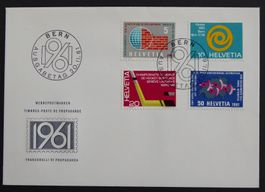 1961 - CH - Znr. 375-378 / Serie - FDC - ES - 20.02.1961