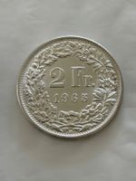 2 Franken 1965  Silber, Unz / Stgl