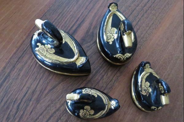 Tutte le decorazioni: Lackdosen  Ente  4 Stk. – Usato da Wil ZH venduto da Tamagy