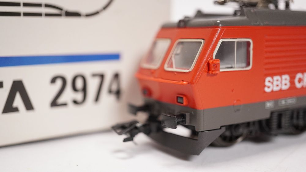 2ø Märklin 2974 Startset SBB Re 4/4 mit drei Güterwagen (Gebraucht) in ...