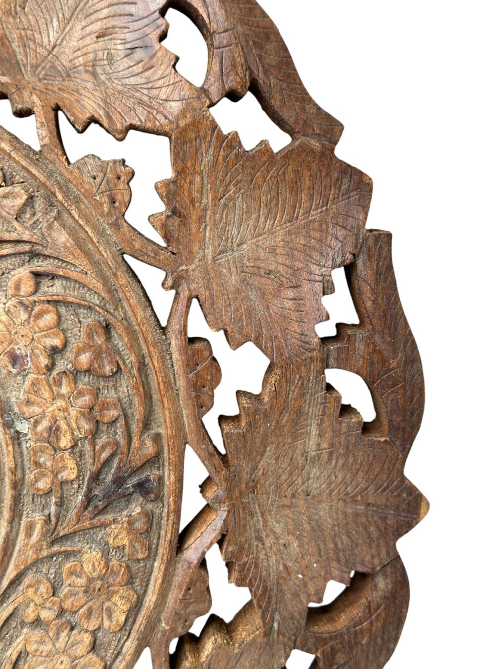 Tische: Table pliante antique birmane sculptée bois de palissandre – Gebraucht aus Morges von objetsdepoque 3