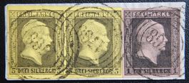 Preussen Kat. 10 & 12 gest. 1858 Kat. 55 Euro
