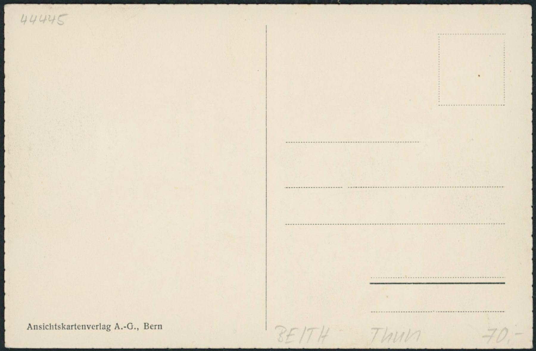 Cartoline postali: BE Thun – Nuovo (secondo la descrizione) da Schindellegi venduto da Jonathan77 1