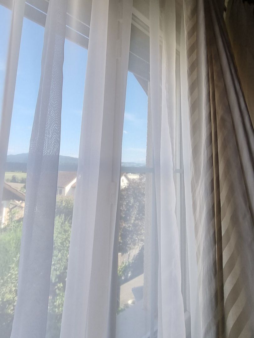 Tende: Vorhang Voile weiss neu 250 cm – Nuovo e nell'imballaggio originale da Geroldswil venduto da Agapanthus22 1