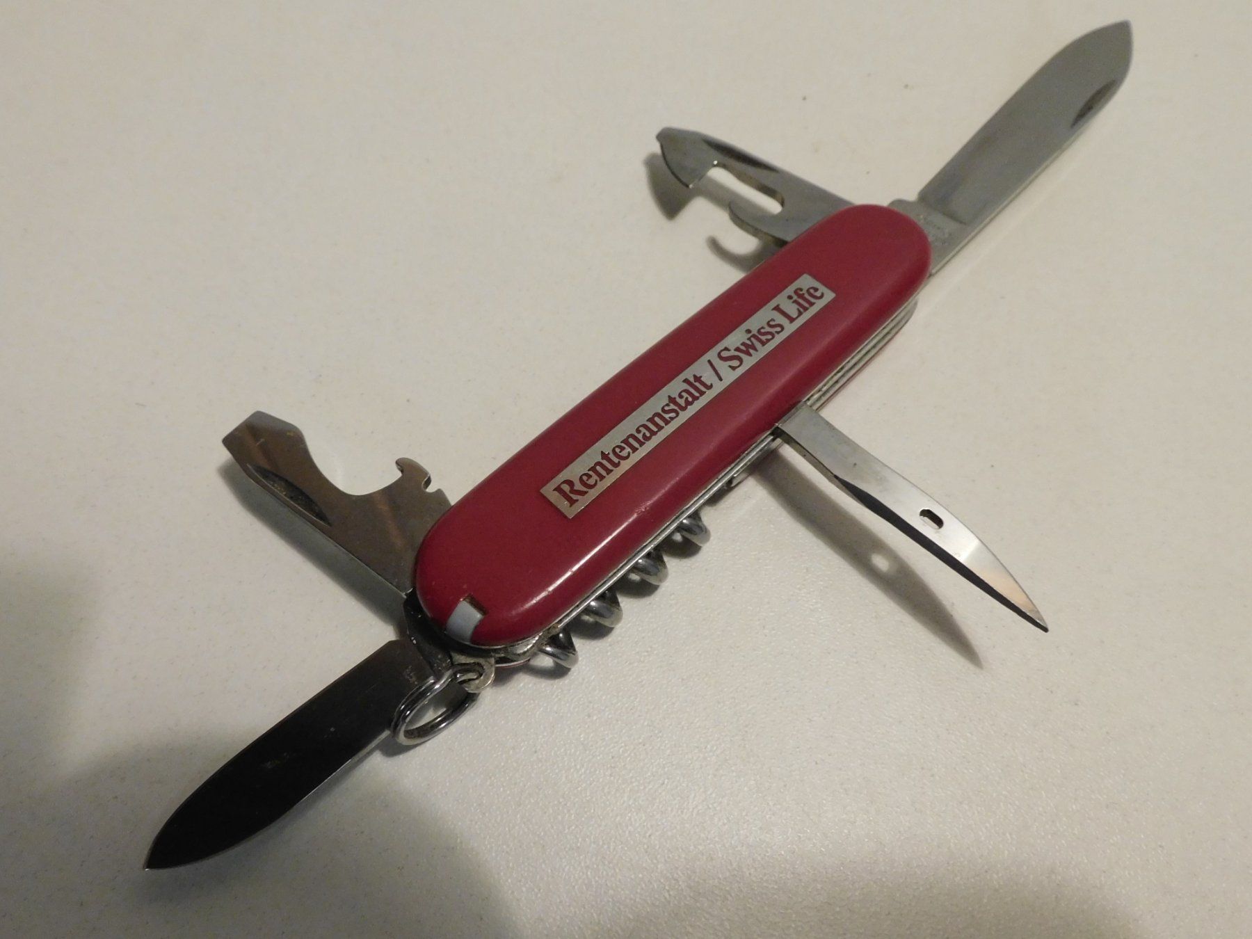 Victorinox Coltelli tascabile: Sackmesser Victorinox Werbe Sackmesser -    mit Werbung drau – Usato da Sursee venduto da 76 2