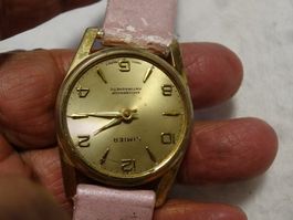 CIMIER HEREN ANTIK UHR.H-AUFZEUG.GLASS-KRONEWEGLÄÜFT-33X40MM