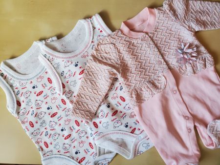 Süsses Baby-Set, Grösse 50-56 Mädchen 🌸 NEU