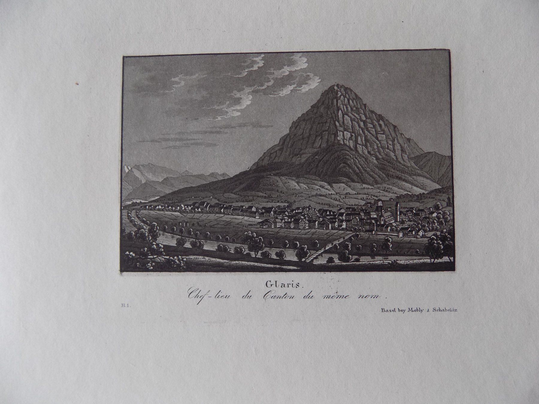 Gravures: Glarus seltene Aquatinta – D'occasion à Risch par Rischli15 5