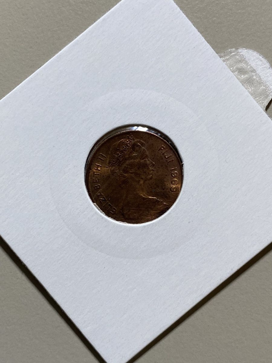 Toutes les monnaies: Fiji (GB) - 1 centime - 1969 – D'occasion à Payerne par Mike1682 1
