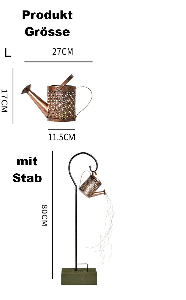 Dispositivi a energia solare: LED Solar Giesskanne mit Lichterkette – Nuovo e nell'imballaggio originale da Diepoldsau venduto da preisparadies-ch 4