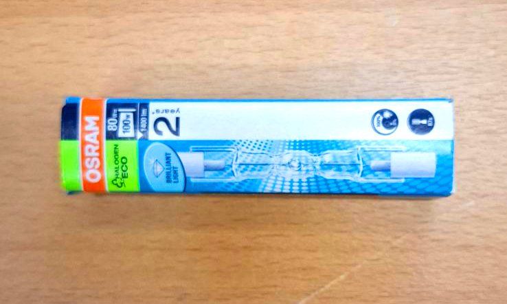Osram Lampade: 1 Halogen-Stab 80W, R7s, 78mm – Nuovo e nell'imballaggio originale da Mettmenstetten venduto da Tschaebis